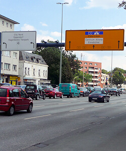 die Kieler Straße in Hamburg Stellingen