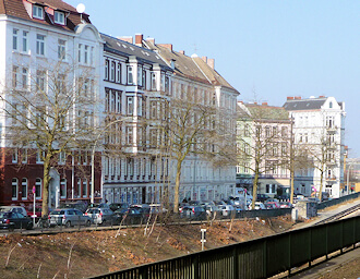 Etagenhäuser in Hamburg Altona