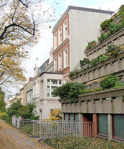 die Neubertstraße in Hohenfelde