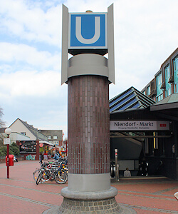 Bahnhof in Hamburg Niendorf