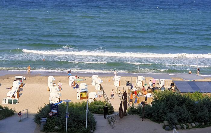 am schönen Ostseestrand