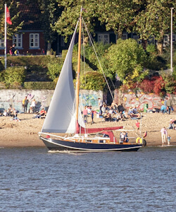 der Elbstrand bei Othmarschen